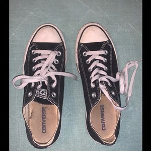 black converse men’s size 6.5 women’s size 8.5